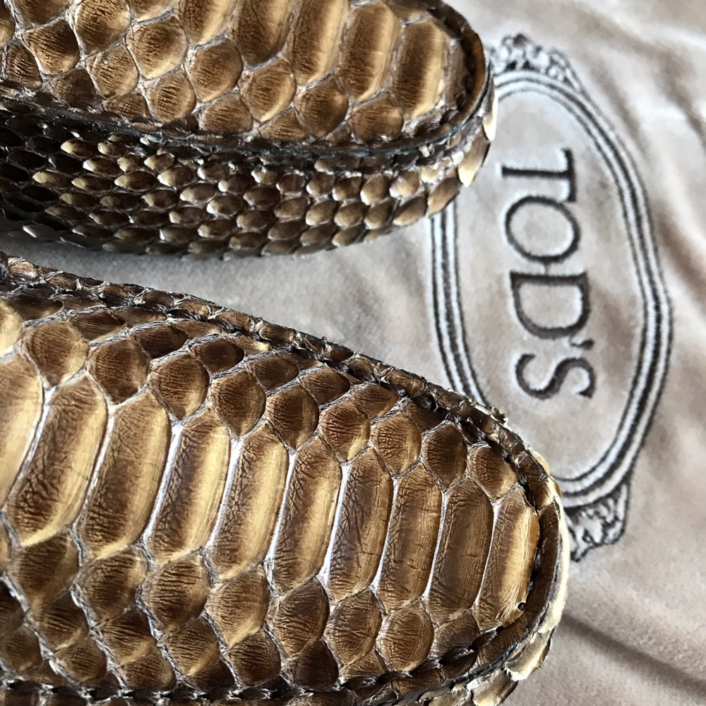 Tod’s Python Gommino - image 4
